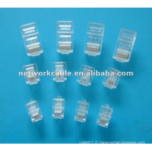 RJ45 CONNECTEUR COURT STYLE 8P8C